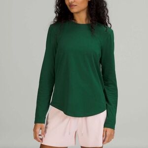 Lululemon Love Long Sleeve Shirt, Everglade Green